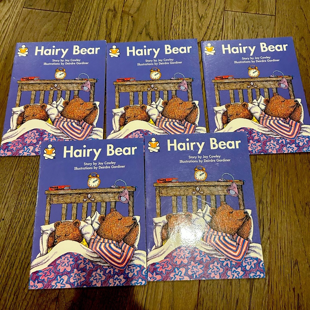 Lot Of 5 “ Hairy Bear” By Joy Cowley Levelled PM Readers